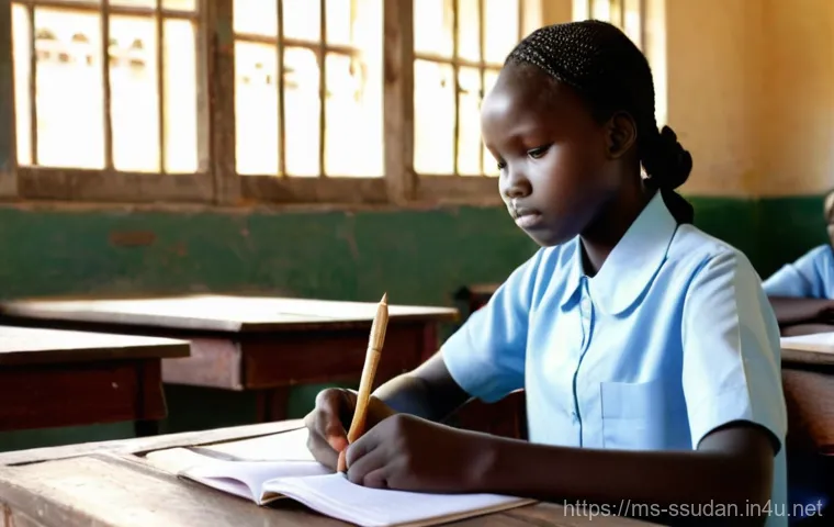남수단 교육 시스템 - **Prompt:** "A committed male teacher, wearing a simple collared shirt and trousers, is leading a le... 남수단 교육 시스템 - **Prompt:** "A committed male teacher, wearing a simple collared shirt and trousers, is leading a le...
