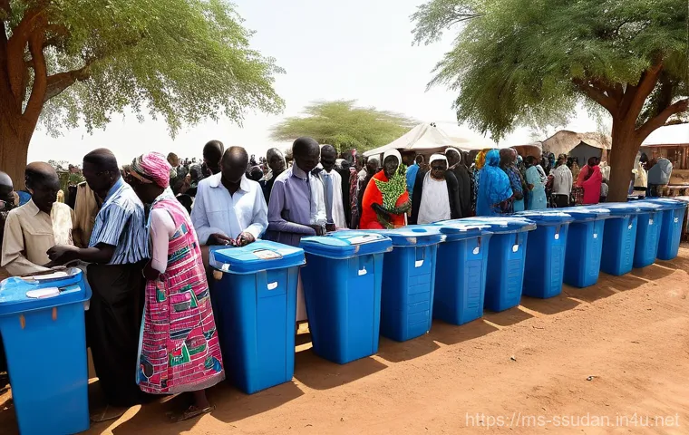 남수단 정치 구조 - **Prompt 1: South Sudan's Unified Leadership in Dialogue**
    "A diverse group of South Sudanese po...