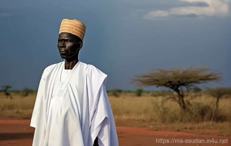 남수단 내전 원인 - Image Prompt 1: The Weight of Leadership**