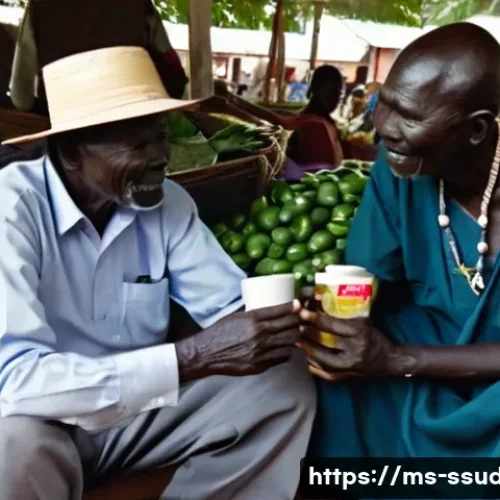 남수단의 비즈니스 문화 - **Prompt 1: Building Trust and Relationships in South Sudan**
    "A candid, warm scene depicting a ...
